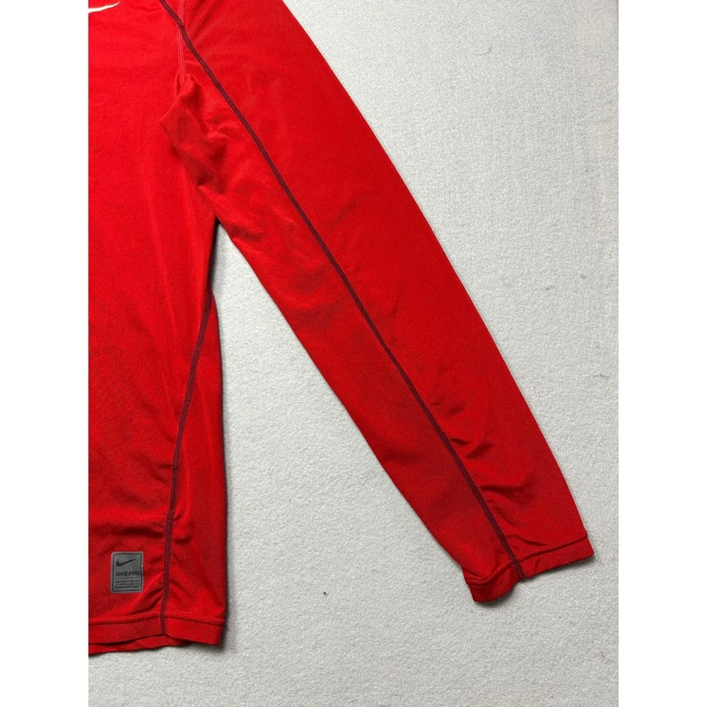 Nike Pro Dri-FIT Polyester Red Small Mens Shirt